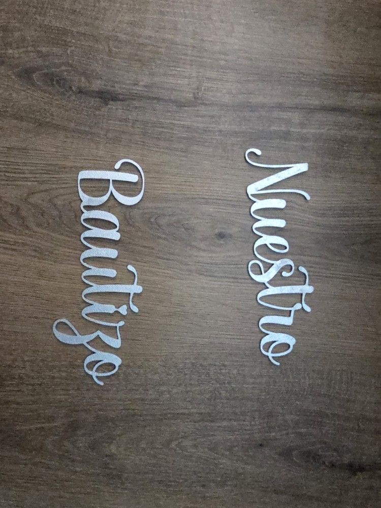 Nuestro Bautizo Cake Topper