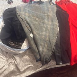 Large 2 Trash Bag Of Used And Brand New Xl Women’s Clothes