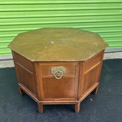 Beautiful Antique Rare Mid Century Coffee End Table Nightstand Furniture Flip Makeover Wood  