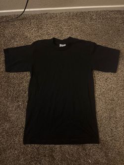 Pro Club Black Crew Neck T-Shirt