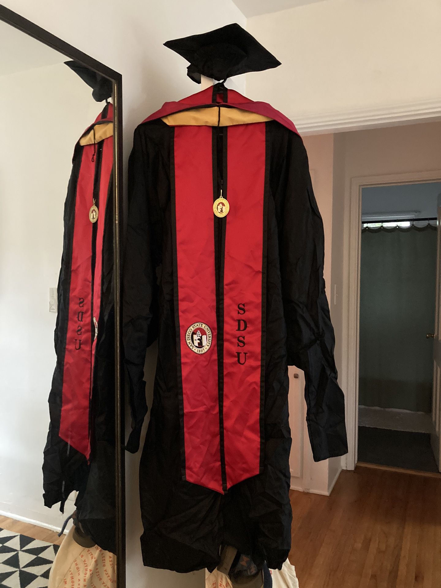 SDSU Graduation Gown Regalia (Master’s Hood included)