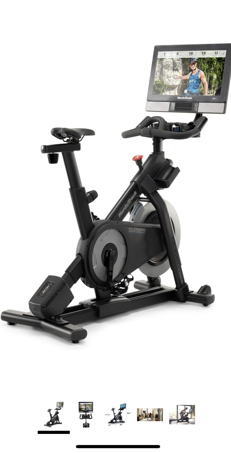 Like New-NordicTrack Commercial Studio Cycle Touchscreen for Interactive Studio & Global Workouts