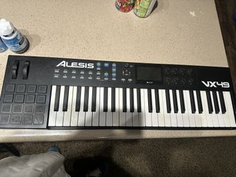 Alesis VX49 keyboard And Mic (Good For Pod, Music)