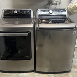 Lg Washer And Gas Dryer Set
