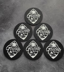 Guam cold drink coasters