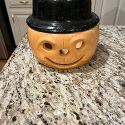 Ceramic Pumpkin Candle Holder