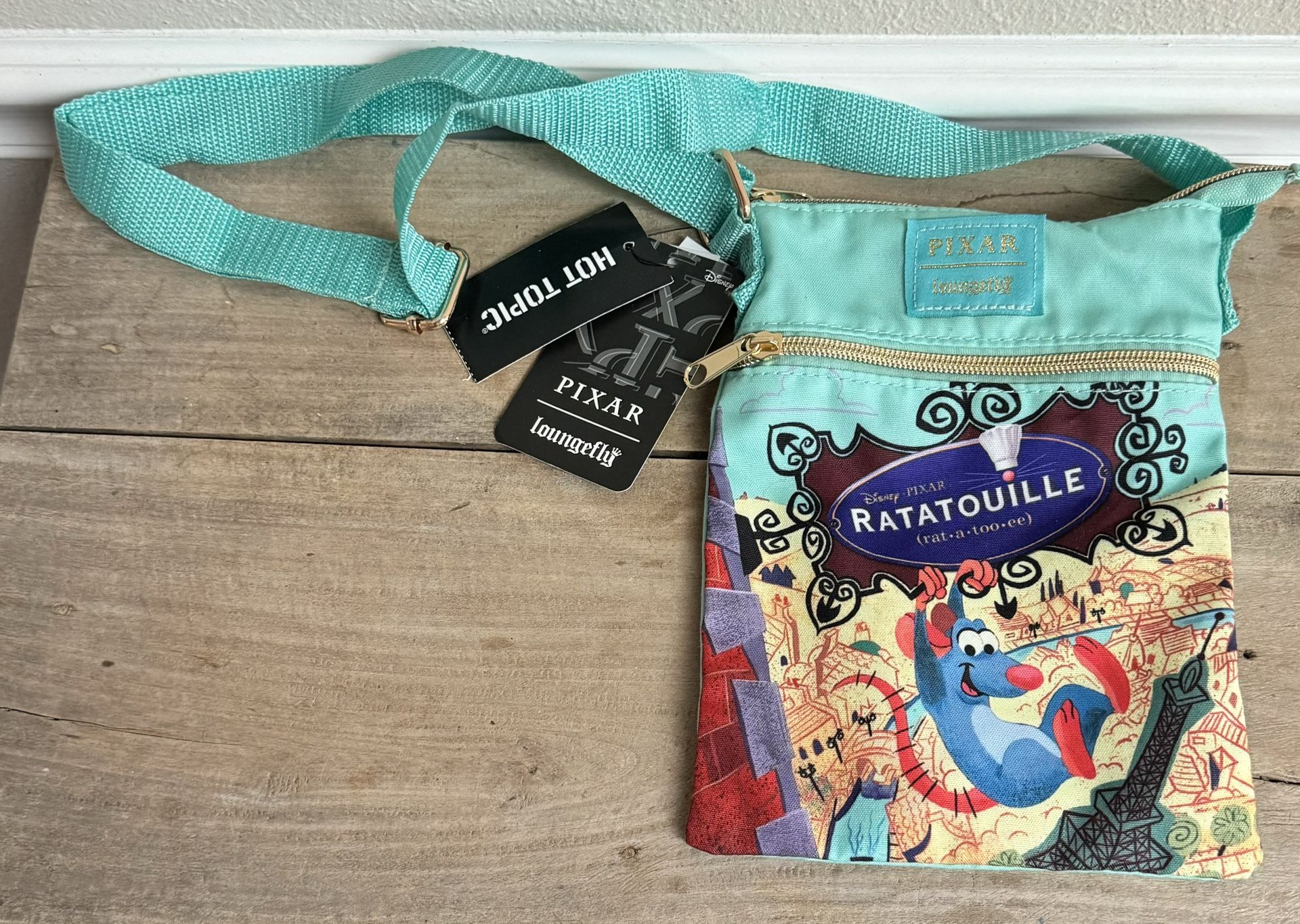 NEW with TAG Disney Pixar Ratatouille Loungefly Crossbody Bag just $20 xox