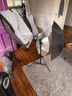 Studio self tape lights plus extras