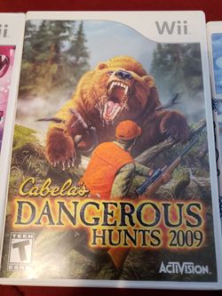 Cabela's dangerous hunt 2009 wii video game