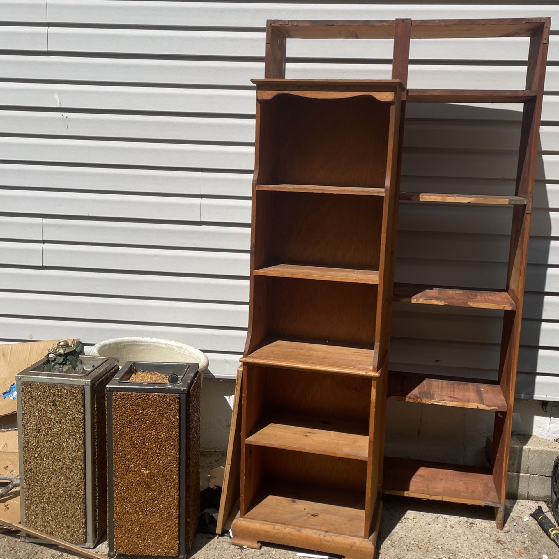 Ashtray & Book Shelves