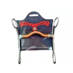 CIRCLE Y COPPER MOUTH 5" CUTTING HORSE BIT-- NEW WITH TAGS