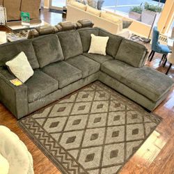 Altari Alloy Sectional $10 Down Payment And Financing Available