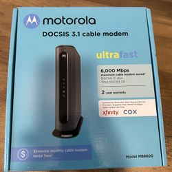 Motorola Docsis 3.1 Cable Modem Ultra Fast