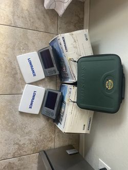 Set Of 2 Lowarance Fish Finders