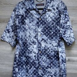 Louis Vuitton Denim Monogram Shirt Size XL