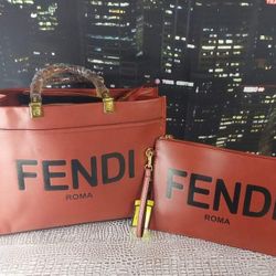 Wristlet And Bag Set