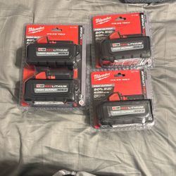 M18 6.0 High Output Milwaukee Batteries 