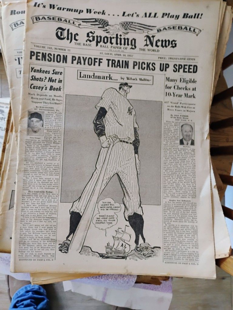 The Sporting News April 10th 1957