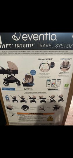 Evenflo shyft intuiti travel system revolve 180