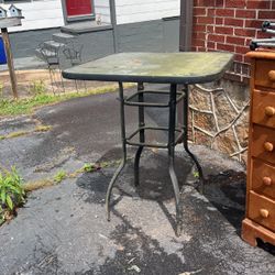 outdoor bar hight table