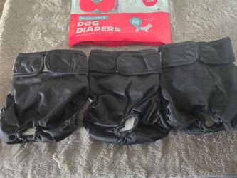 Washable Dog Diapers Medium 3-Pack
