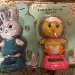 2 Solar Dancing Easter Characters