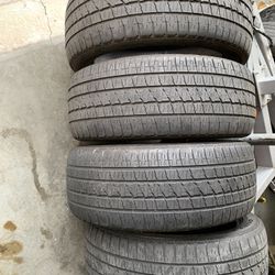 4 bridgestone dueler alenza HL tires , 285/45/22 