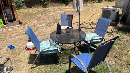 Outdoor table set