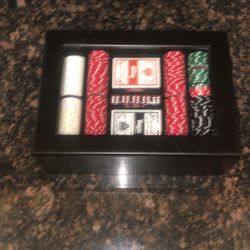 Poker Set And Chips 