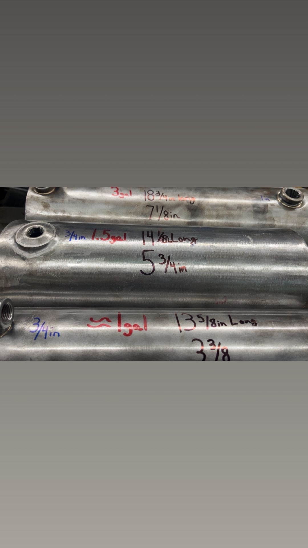 Cylindrical Steel Reservoir's