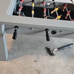 GIGA FOOSBALL TABLE - GREY 