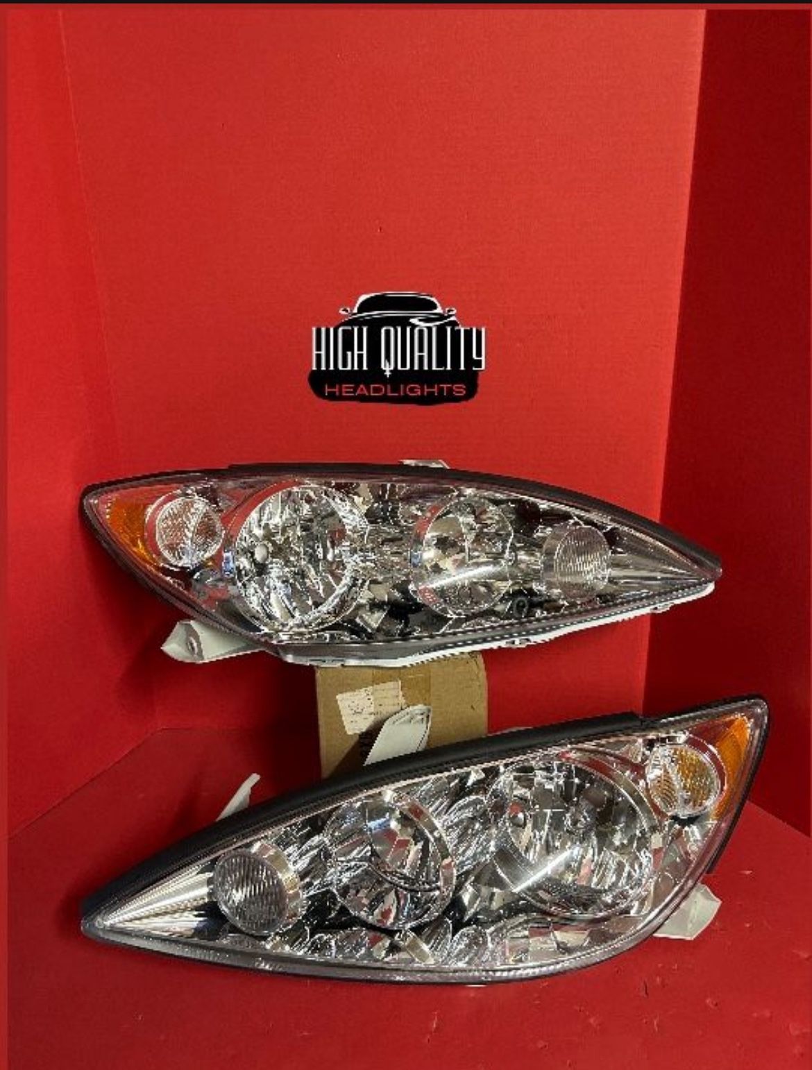 Toyota Camry 2002. 2004 headlights.