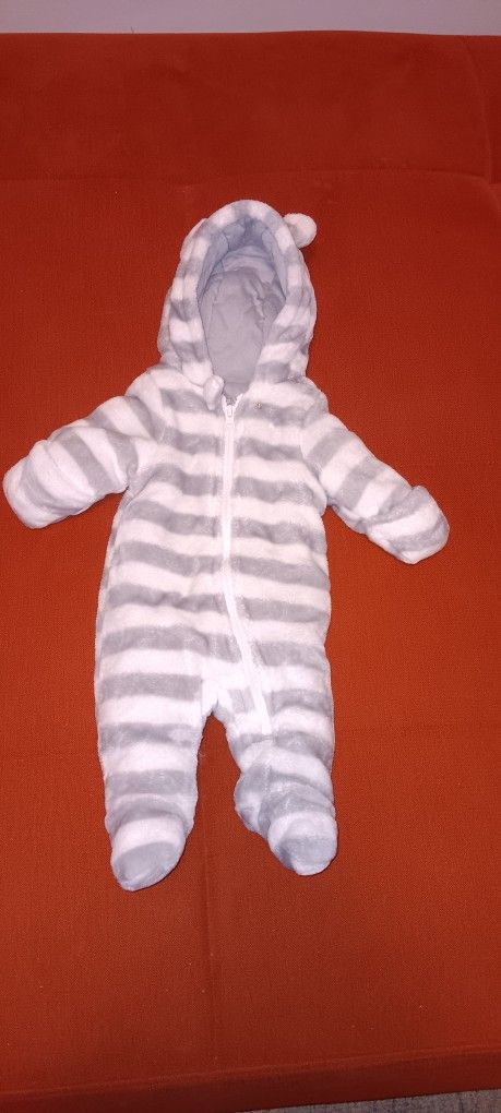 Wonder Nation Animal Fleece Onsie Size 0-3 Months $10.00 