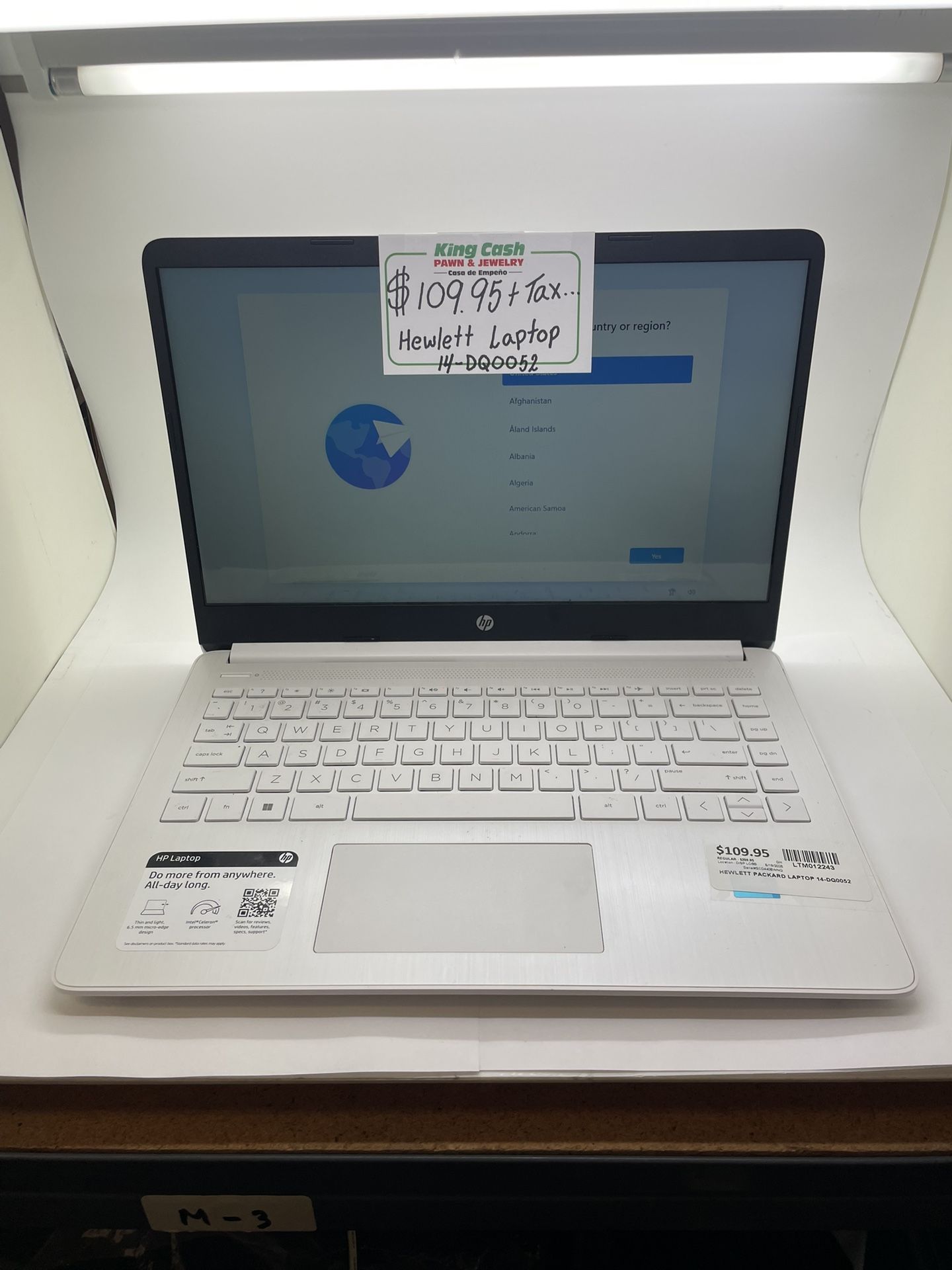 HEWLETT LAPTOP