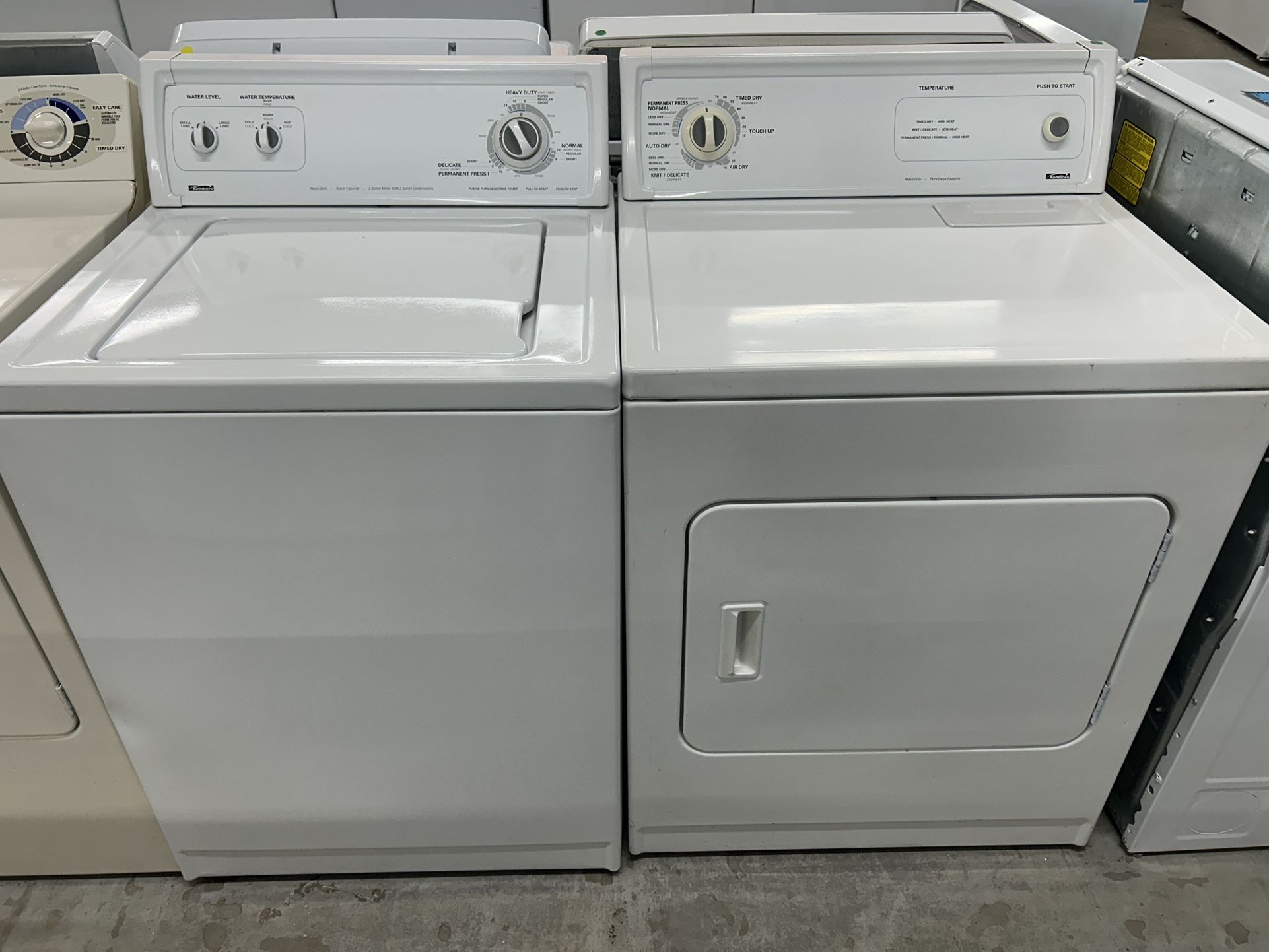 Kenmore Washer Dryer Set