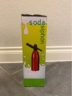 New LANGSHI 1L Aluminum Soda Siphon Carbonated Water Maker Bottle 1.0L