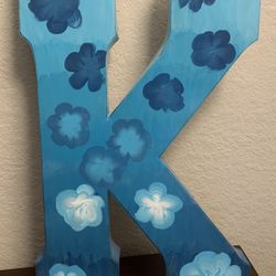 Letter “K” Hanging/ Standing Decor