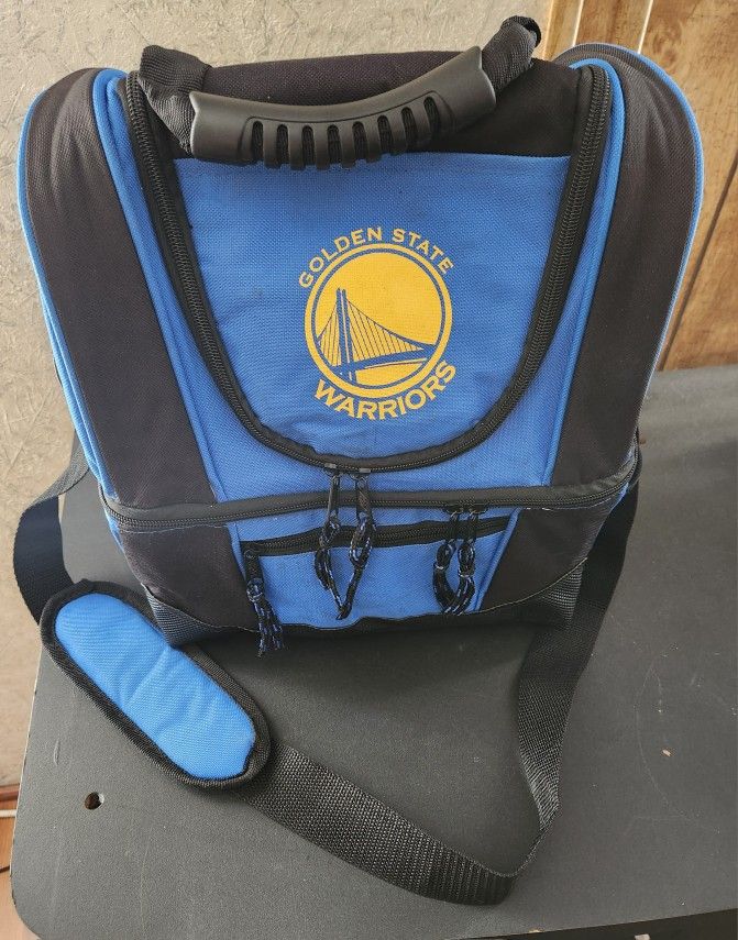 NBA Golden State Warriors Shoulder Sling Backpack travel gym bag.