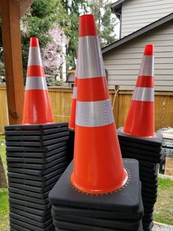 Construction safety cones