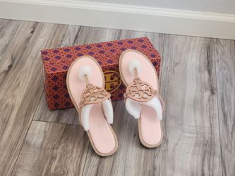 Tory burch pink sandals size 8