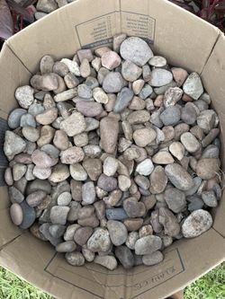 Free: landscaping river rocks
