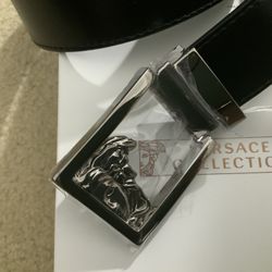 New Versace Leather Belt