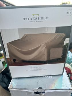 Threshold Outdoor Loveseat Cover 55.5"