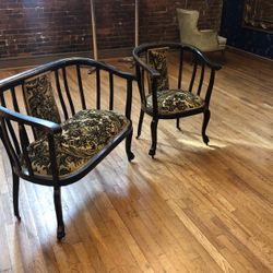 Loveseat And Chair Set Antique