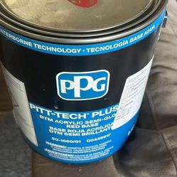 PPG DTM Semigloss red base  COLOR more on the PINK side