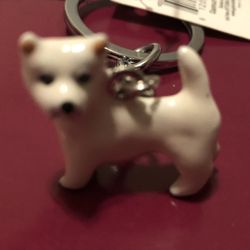 BOSTON TERRIER OR TERRIER DOG KEYCHAIN NEW