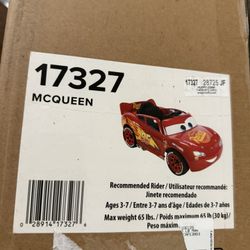 Lightning Mcqueen Ride On Toy Car BRAND NEW IN BOX