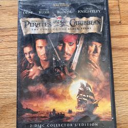 Pirates of the Caribbean – 2-Disc Collector’s Edition – DVD – Tested & Working