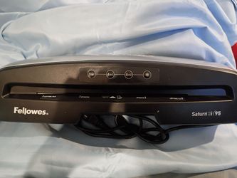 The Fellowes Saturn 3i 95 is a 9.5-inch hot and cold pouch laminator