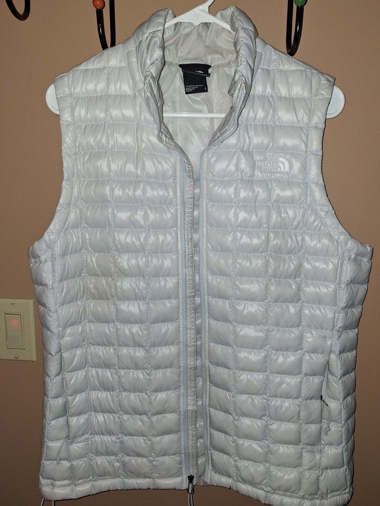 The North Face Thermoball Eco Puffer Vest Mint Green Quilted Women’s Large $75